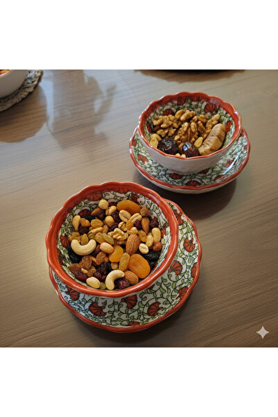 moda marifet 2'li tabaklı çerezlik takımı