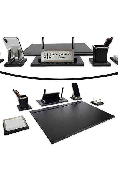 prozenis PR47432 Lüks Krom Detaylı Avukatlara Özel Logolu İsimlikli Sümen Tak...