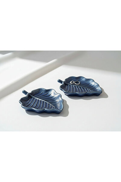 DECOROMA Διακοσμητικό σετ 2 τεμαχίων επιτραπέζιων αντικειμένων σε σχήμα φύλλο...