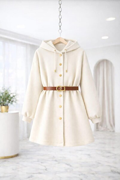 modasindoma Women's Three-Thread Belt Jacket