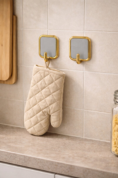 Şahane Pazar Şahane 2li Lüx Kare Yapışkanlı Askı Delmesiz Güçlü Tutuşlu Duvar...