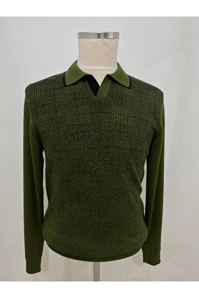 Tony Montana ERKEK POLO YAKA DESENLİ TRİKO KAZAK T1329