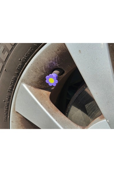 şimika tuning Çiçek sibop kapağı 4'lü