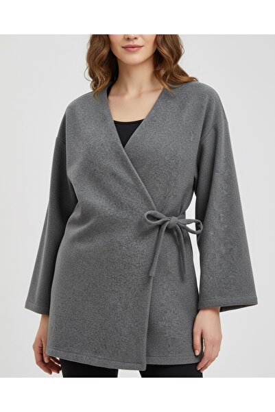 MİYALORA Füme Çapraz Kesim Kimono