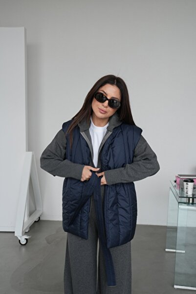 Özge Özgenç Knitwear Detailed Inflatable Vest