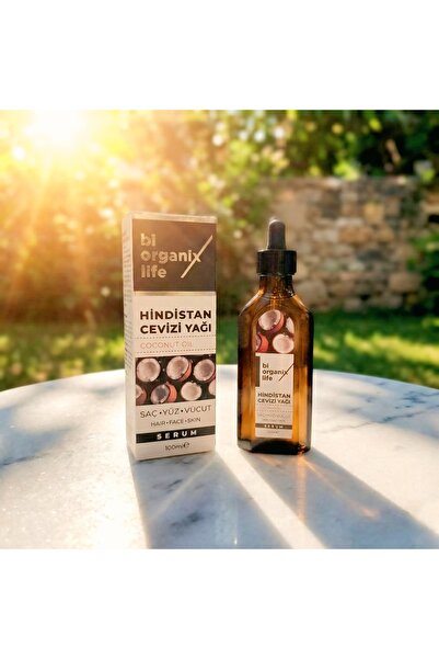 Biorganics Coconut Oil Serum 100 ml - Brightening and Moisturizing Skin, Face...