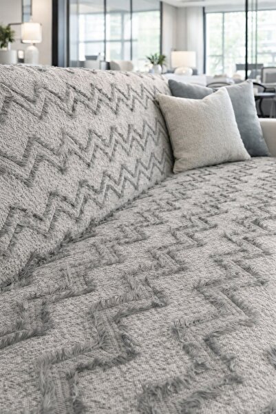 Bizdenuygunuyok 100% Cotton Sofa Cover – Protective Cover That Covers the Sea...