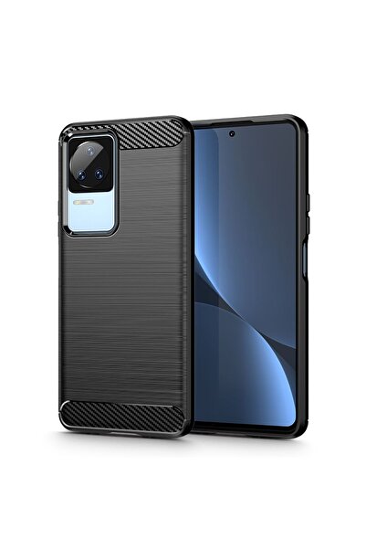 Tech-Protect Carcasă TPU Carbon pentru Xiaomi Poco F4 5G - Negru