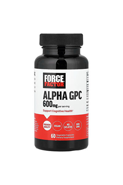 force factor Alpha GPC Brain Cognitive for Memory and Focus Mood with 600mg 6...