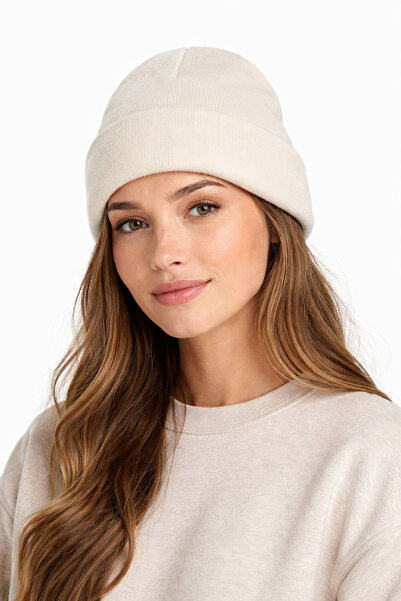 CARNAVAL SOCKS Beretă tricotată unisex ecru Carnaval