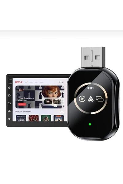 Mi7a Araç İçi Ekran Yansıtma Kiti Carplay Adaptörü (İOS Cihaz Uyumlu)