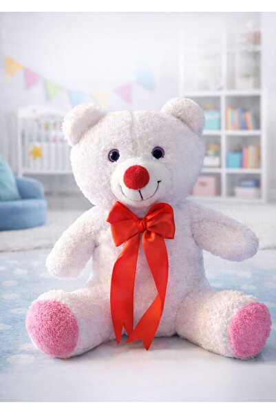 Heribom 40 Cm Peluş Oturan Ayı Özel Gün Hediye Peluş Oyuncak Peluş Ayı Yumuşa...