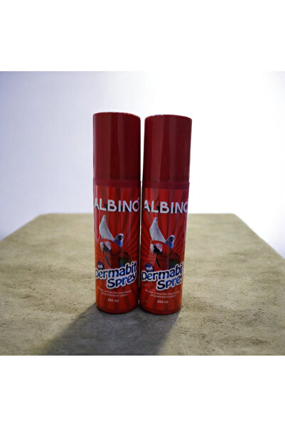 Albino Tüm kuş cinsleri için bit, kene ve pire spreyi 2'li