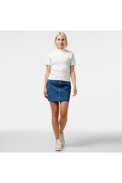 Tommy Hilfiger Kadın Mavi Etek