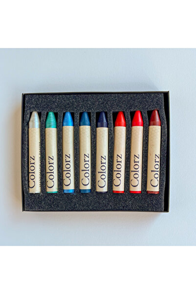 COLORZ Profesyonel 8’li Yağlı Pastel Seti (İznik Çini Renkleri)