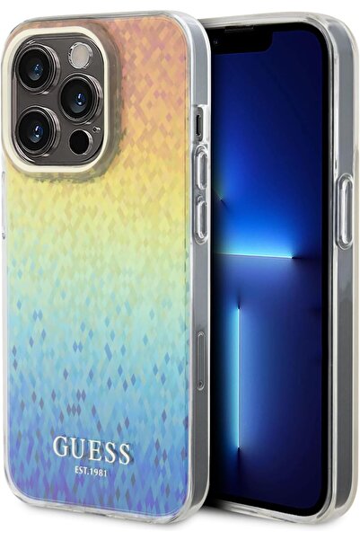 CG Mobile Disco Reflective Case Printed with Guess for iPhone 15 Pro Max