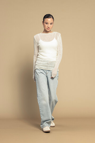 Nisan Pulover tricotaj ajurat