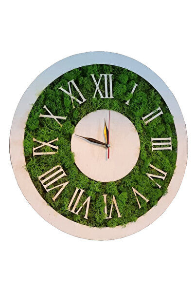 Amco Ceas de perete cu licheni 40x40