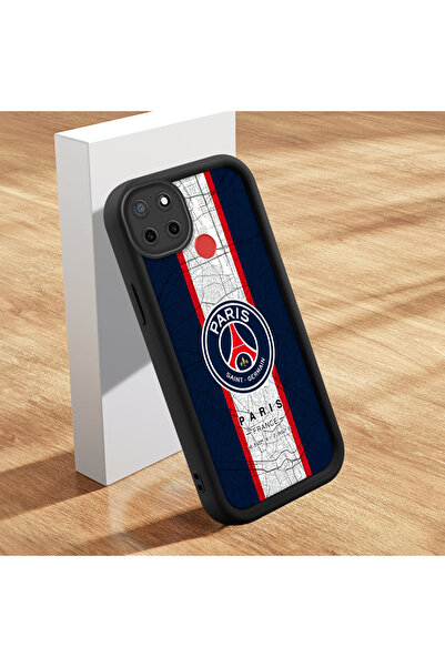 Hontinga حافظة متوافقة مع هاتف Realme C25S، حافظة هاتف رقيقة من السيليكون الن...