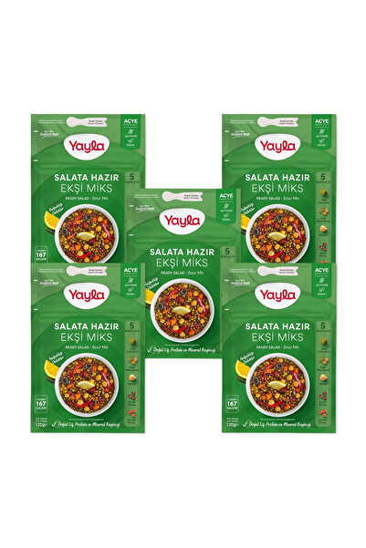 Yayla Salata Hazır Ekşi Miks 120 gr x5