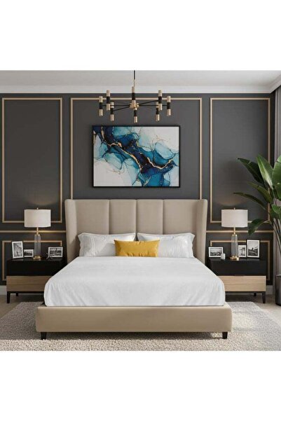 MULBERRY LIVING ملاءة سرير قطنية 100% - 250 خيط - طقم ملاءات سرير كوين من مجم...