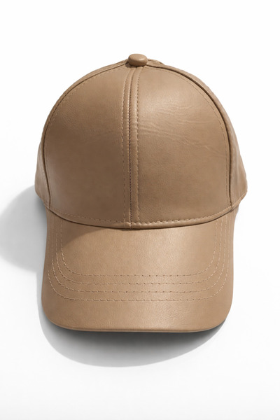 bahia butik aksesuar Leather-Look Hat /Cap Exact Mold
