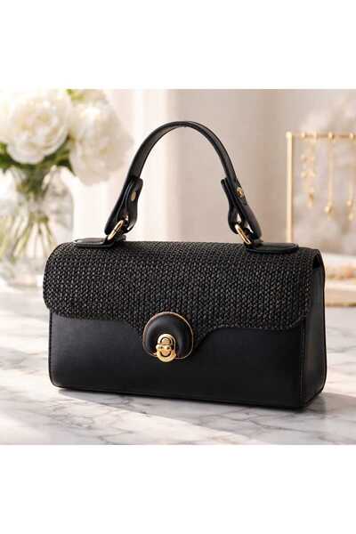 DEZMOND Valentina Black Shoulder Bag