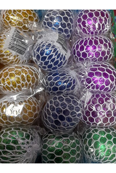 anonim 1 ADET SQUİSHY BALL BEYİNCİK STRES TOPU FİLELİ..