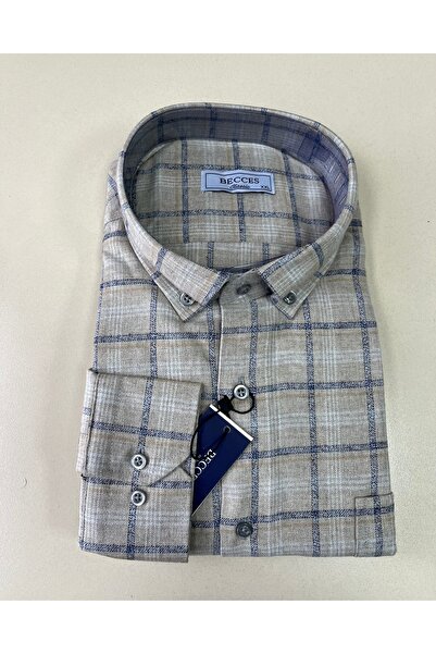 Butik Winter Single Pocket Loose Fit Quality Thick Dad Shirt