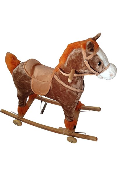 lovely baby حصان هزاز للأطفال بعجلات خشبية LB 401W