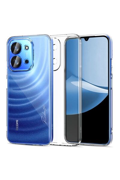 Tech-Protect Husă FlexAir compatibilă cu Xiaomi Redmi 15C, husă transparentă TPU