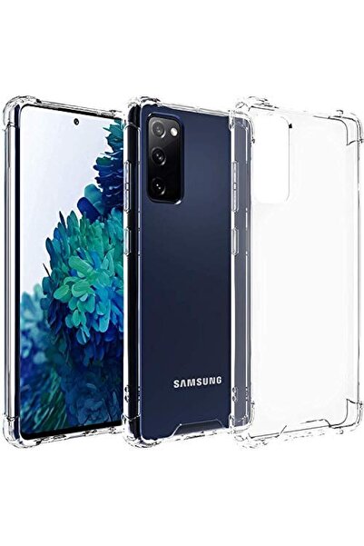 Other جراب حماية شفاف لهاتف سامسونج جالاكسي إس 20 إف إي مزود بتقنية امتصاص ال...