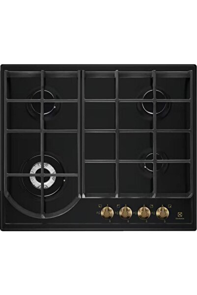 Electrolux Rustik Siyah EGH6343ROR Wok Gözlü Ankastre Ocak (ELX.949640553)
