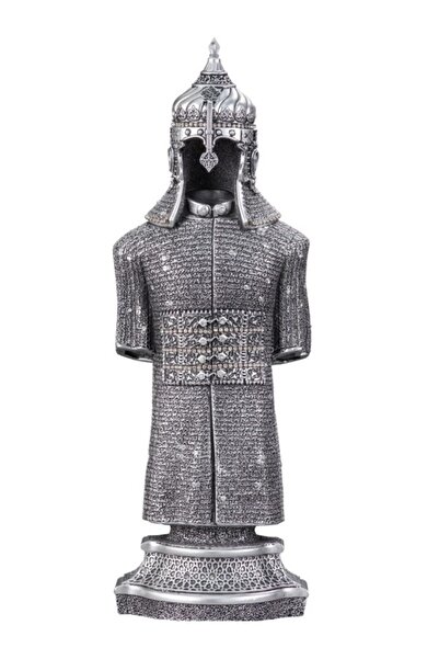 Turkish Home Gold Kebir Ayetli Osmanlı Zırhlı Biblo Hediyelik