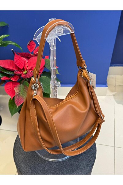 balbagss Women's Casual Tan Double Strap Medium Size Sports Shoulder Bag