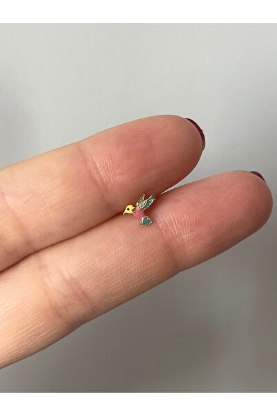 denizden silver Gümüş kuş piercing