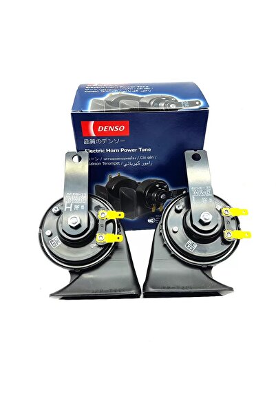 DENSO بوق كهربائي قوي (عبوة من قطعتين) - أبواق بديلة للسيارات والدراجات النار...