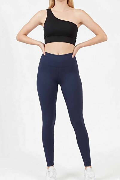 rekor sports Women's Navy Blue High Waist Shaper