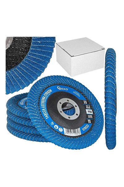 GEKO ZIRCONIUM FLAP DISC FOR DEEP WELD AREAS 125MM P80