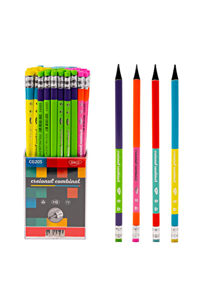 daço Creion negru DACO CG205 cu radieră combinată