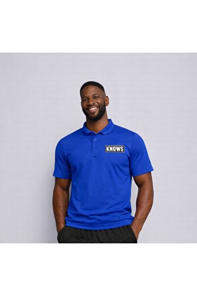 NOFLEN Men's Knows Printed Polo Neck T-Shirt