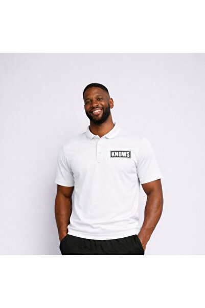 NOFLEN Men's Knows Printed Polo Neck T-Shirt