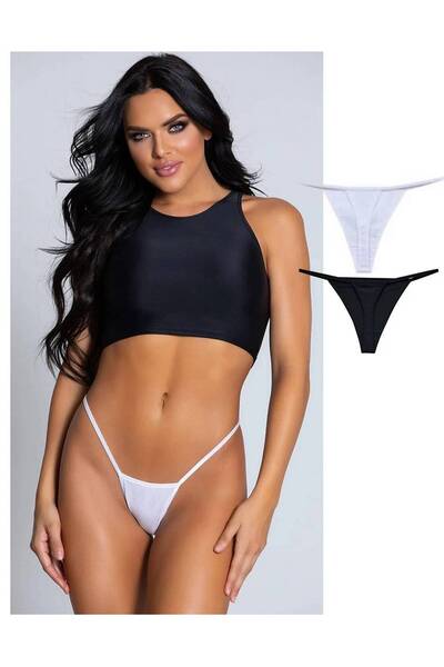 Brs underwear Νυχτικό μεγάλου μεγέθους Fantasy με ελαστικό στρινγκ με έξι κορ...