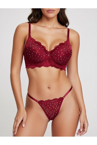 womensWorld1 Supported Padded Lace Suit