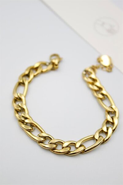 OEM Crushed Chain Steel Bracelet - Gold