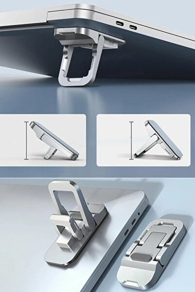 TechnoStation Yeni Nesil Taşınabilir Portatif Tasarım Laptop Tablet Standı 2 ...