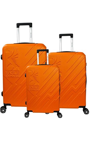 EAGLE EXPRESS طقم حقائب سفر متينة من مادة ABS الصلبة - 3 قطع (20/24/28 بوصة) ...