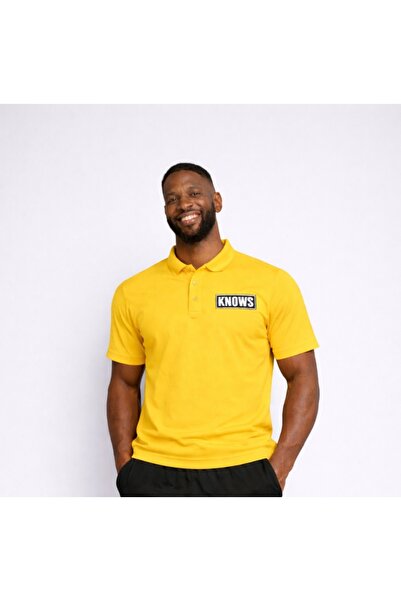 NOFLEN Men's Knows Printed Polo Neck T-Shirt