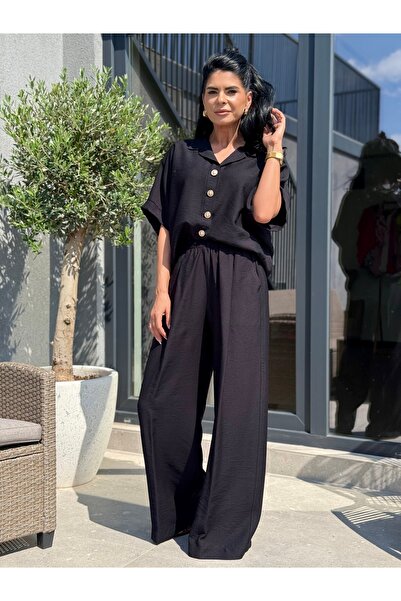 RAMONA BADESCU EXCLUSIVE Elegant Suit – Viscose and Polyamide, Fluid and Comf...