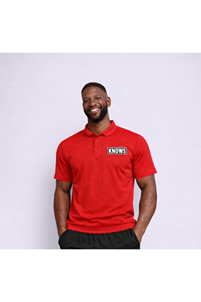 NOFLEN Men's Knows Printed Polo Neck T-Shirt